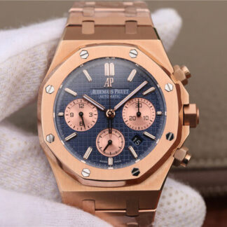 AAA Replica Audemars Piguet Royal Oak Chronograph 26331OR.OO.1220OR.01 OM Factory Dark Blue Dial Mens Watch