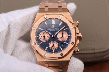 AAA Replica Audemars Piguet Royal Oak Chronograph 26331OR.OO.1220OR.01 OM Factory Dark Blue Dial Mens Watch