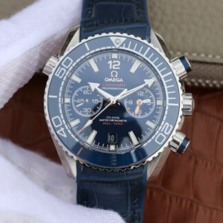 AAA Replica Omega Seamaster Ocean Planet 600M 215.33.46.51.03.001 OM Factory Blue Dial Mens Watch