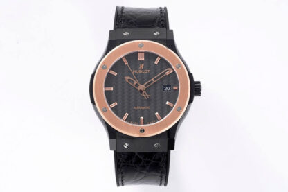 AAA Replica GSF Hublot Classic Fusion 542.CO.1780.RX GS Factory Rose Gold Black Dial Mens Watch