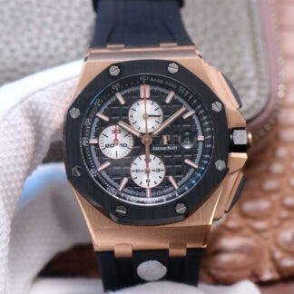 AAA Replica Audemars Piguet Royal Oak Offshore 26401RO.OO.A002CA.01 JF Factory Rose Gold Case Mens Watch