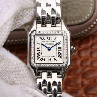 AAA Replica Panthere De Cartier W4PN0008 GF Factory Diamond-Set Dial Ladies Watch