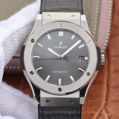 AAA Replica Hublot Classic Fusion 511.NX.7071.LR WWF Factory Titanium Grey Dial Mens Watch