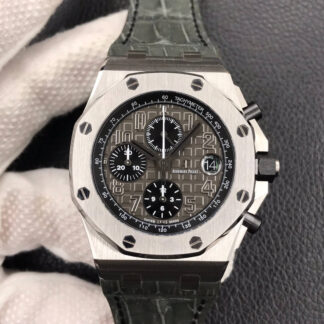 AAA Replica Audemars Piguet Royal Oak Offshore 26470ST.OO.A104CR.01 JF Factory Dark Green Strap Mens Watch