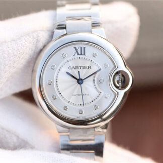 AAA Replica Ballon Bleu De Cartier WE902074 V6 Factory White Dial Ladies Watch