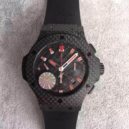 AAA Replica Hublot Big Bang 301.QX.1724.RX V6 Factory Black Carbon Fiber Mens Watch