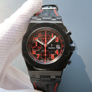 AAA Replica Audemars Piguet Royal Oak Offshore 26186SN.OO.D101CR.01 JF Factory Ceramic Black Dial Mens Watch