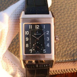 AAA Replica Jaeger LeCoultre Reverso Q3732470 Black Dial Mens Watch