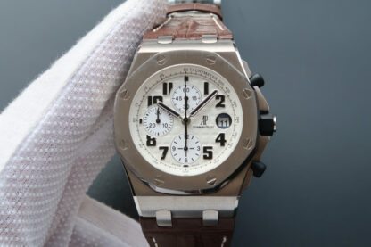 AAA Replica Audemars Piguet Royal Oak Offshore 26170ST.OO.D091CR.01 JF Factory Stainless Steel White Dial Mens Watch