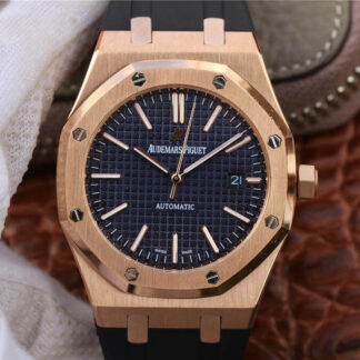 AAA Replica Audemars Piguet Royal Oak 15400 Rose Gold Bezel Mens Watch