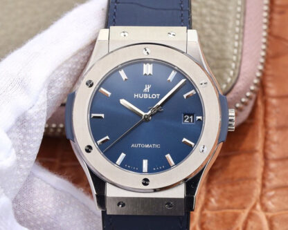 AAA Replica Hublot Classic Fusion 511.NX.7170.LR WWF Factory Blue Dial Mens Watch