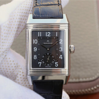 AAA Replica Jaeger LeCoultre Reverso Q3738470 Black Strap Mens Watch