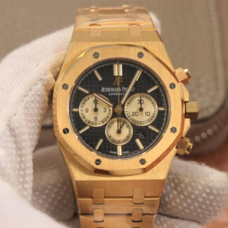 AAA Replica Audemars Piguet Royal Oak Chronograph 26331 OM Factory Stainless Steel Gold Mens Watch