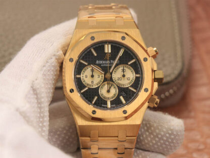 AAA Replica Audemars Piguet Royal Oak Chronograph 26331 OM Factory Stainless Steel Gold Mens Watch