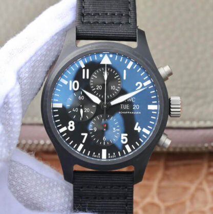 AAA Replica IWC Pilot IW389101 ZF Factory Black Dial Mens Watch