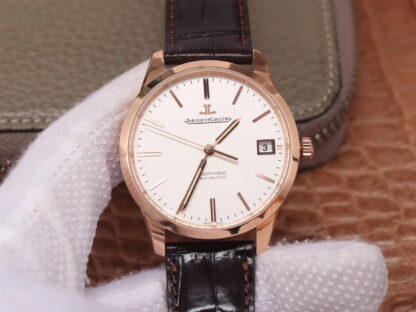 AAA Replica Jaeger-LeCoultre Geophysic 8012520 8F Factory Rose Gold White Dial Mens Watch