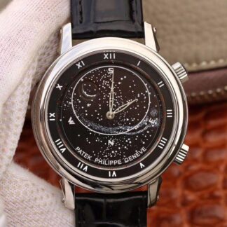 AAA Replica Patek Philippe Grand Complications 5102 TW Factory Stainless Steel Black Dial Mens Watch