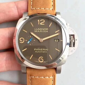 AAA Replica Panerai Luminor PAM1351 ZF Factory Men Watches Swiss ETA P9010 Brown Dial Mens Watch