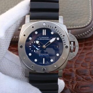 AAA Replica Panerai Luminor Submersibe PAM692 XF Factory Swiss ETA P9010 Blue Dial Mens Watch