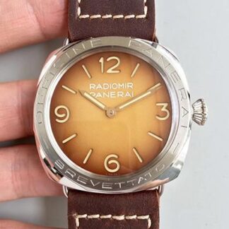 AAA Replica Panerai Radiomir PAM687 ZF Factory Swiss ETA P3000 Brown Gradient Dial Mens Watch