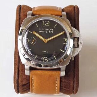 AAA Replica Panerai Luminor 1950 PAM127 ZF Factory Swiss ETA A6497 Black Dial Mens Watch