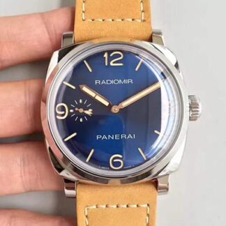 AAA Replica Panerai Radiomir 1940 PAM690 ZF Factory Swiss ETA P3000 Yellow Strap Mens Watch