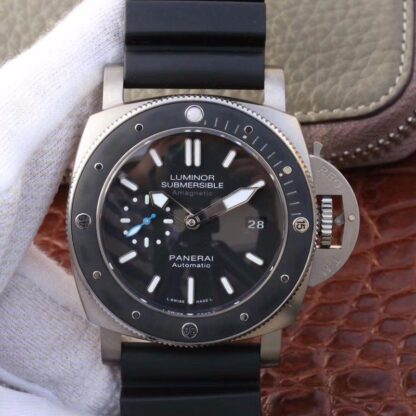 AAA Replica Panerai Luminor Submersibe PAM1389 VS Factory Swiss ETA P9010 Black Ceramic Dial Mens Watch