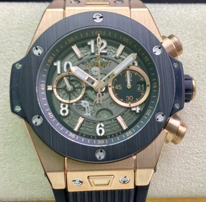 AAA Replica Hublot Big Bang 421.0X.1180.RX ZF Factory Rose Gold Black Dial Mens Watch