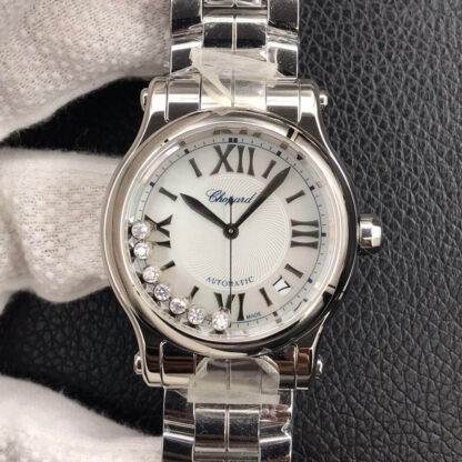 AAA Replica Chopard Happy Diamonds 278559-3002 YF Factory White Dial Ladies Watch