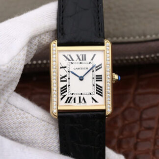 AAA Replica Cartier Tank Ladies K11 Factory White Dial Ladies Watch