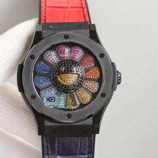 AAA Replica Hublot Classic Fusion Takashi Murakami 507.CX.9000.RX.TAK21 Sunflower Dial Mens Watch