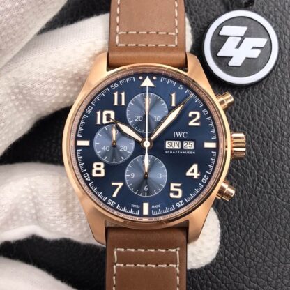 AAA Replica IWC Pilot IW377721 ZF Factory Blue Dial Mens Watch