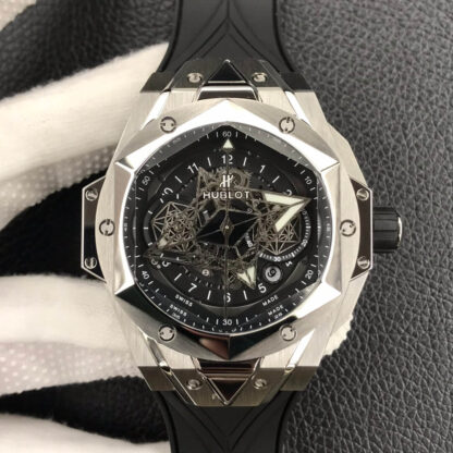 AAA Replica Hublot Big Bang Sang Bleu II 418.NX.1107.RX.MXM19 HB Factory Stainless Steel Case Mens Watch