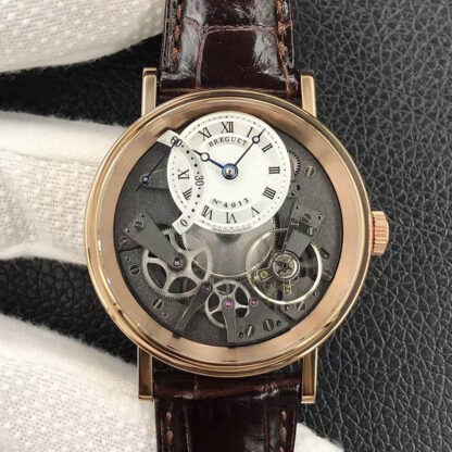 AAA Replica Breguet Tradition 7097BR/G1/9WU ZF Factory Rose Gold Bezel Mens Watch