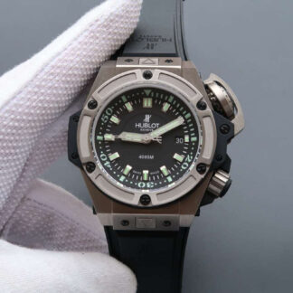 AAA Replica Hublot King Power Oceanographic 731.NX.1190.RX V6 Factory Black Strap Mens Watch