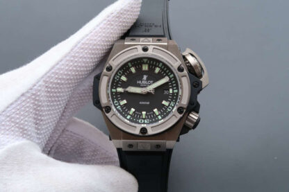 AAA Replica Hublot King Power Oceanographic 731.NX.1190.RX V6 Factory Black Strap Mens Watch