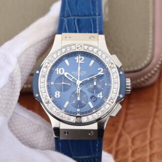 AAA Replica Hublot Big Bang 341.SX.7170.LR.1204 V6 Factory Diamond Blue Dial Mens Watch