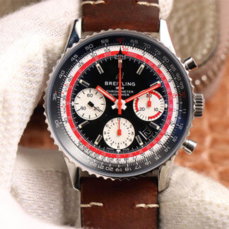 AAA Replica Breitling Navitimer AB01211B1B1X1 V9 Factory Red Strap Mens Watch