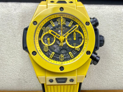 AAA Replica Hublot BIG BANG Unico 441.CY.471Y.RX ZF Factory Yellow Ceramic Case Mens Watch