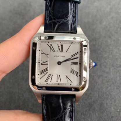 AAA Replica Cartier Santos WSSA0022 Men Watches Black Strap Mens Watch