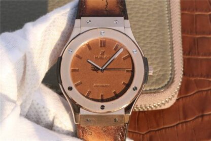 AAA Replica Hublot Classic Fusion 511.OX.0500.VR.BER16 TW Factory Orange Dial Mens Watch