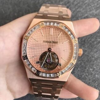 AAA Replica Audemars Piguet Royal Oak Tourbillon 26514OR.ZZ.1220OR.01 R8 Factory Diamond Bezel Mens Watch