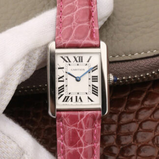 AAA Replica Cartier Tank Ladies K11 Factory Stainless Steel White Dial Ladies Watch