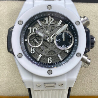 AAA Replica Hublot BIG BANG Unico 421.HX.1170.RX ZF Factory White Ceramic Case Mens Watch