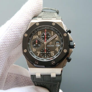 AAA Replica Audemars Piguet Royal Oak Offshore 26219IO.OO.D005CR.01 JF Factory Cowhide Strap Mens Watch