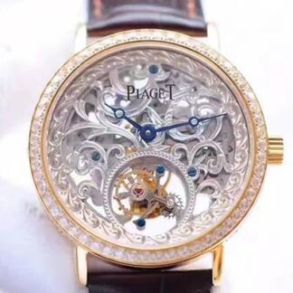 AAA Replica Piaget Tourbillon V6 Factory Swiss Tourbillon Diamond Bezel Mens Watch