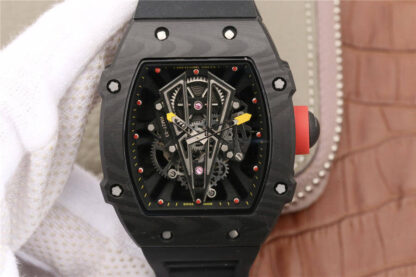 AAA Replica Richard Mille RM27-03 KV Factory Black Forged Carbon Dial Mens Watch