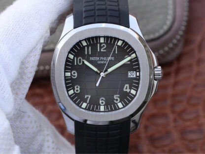 AAA Replica Patek Philippe Aquanaut 5167A-001 ZF Factory Stainless Steel Grey Dial Mens Watch