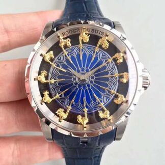 AAA Replica Roger Dubuis Excalibur Swiss ETA6T15 Blue Dial Mens Watch