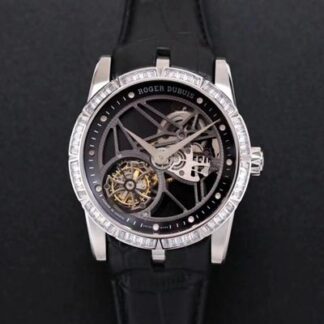 AAA Replica Roger Dubuis Excalibur RDDBEX0393 JB Factory Tourbillon V3 Stainless Steel Diamond Mens Watch